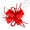 Classy Fascinator with Loopy Bow W/feather