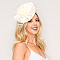 Rose Design Sinamay Fascinator