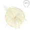 Sinamay Feather And Flower Fascinator