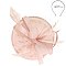 Sinamay Feather And Flower Fascinator