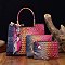 Tie-dyed 3 in 1 Croc Tote-Crossbody Bag