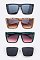 Pack of 12 UNISEX SQUARE FASHION SUNGLASSES SET