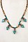 TRIANGULAR GEM BIB NECKLACE SET