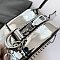 Alien Glossy Chain Strap Crossbody Bag