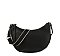 Braided Detail Half Moon Hobo Crossbody Bag