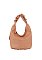 Ruched Handle Shoulder Bag Hobo