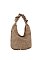 Ruched Handle Shoulder Bag Hobo