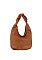 Ruched Handle Shoulder Bag Hobo