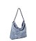 Denim Large Hobo Tote Bag With Chain Detail Strap