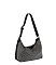 Rhinestone Studded Denim Hobo Shoulder Bag