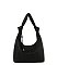 Knotted Handle Detail Hobo Shoulder Handbag