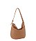 Wide Front Pocket Daily Leather Tote