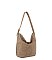 Wide Front Pocket Daily Leather Tote