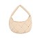 Eco stitch Puffy Woven Hobo Shoulder Bag