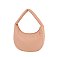 Eco stitch Puffy Woven Hobo Shoulder Bag