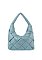 Soft Puffy Woven Shoulder Bag Hobo