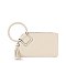 Fashion Cuff Handle Tassel Wristlet Clutch