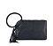 Fashion Cuff Handle Tassel Wristlet Clutch