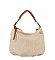 Laser Cut Printed Shoulder Bag Hobo