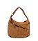 Laser Cut Printed Shoulder Bag Hobo