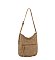 Fashion Stripe Quilted Shoulder Bag Hobo