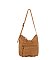 Fashion Stripe Quilted Shoulder Bag Hobo