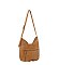 Fashion Stripe Quilted Shoulder Bag Hobo