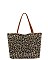 Reversible Leopard Shopper Bag