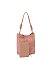 2 In 1 Pattern Woven Tote With Matching Pouch