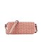 Fashion Honeycomb Flap Crossbody Bag