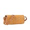 Fashion Honeycomb Flap Crossbody Bag