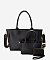 Fashion Woven Shopper 3-in-1 Set