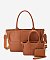 Fashion Woven Shopper 3-in-1 Set