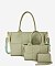 Fashion Woven Shopper 3-in-1 Set