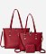 V Accent 3-in-1 Shopper Set