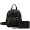 Quilted Classic Backpack 2-in-1 Set