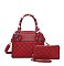 Quilted Scarf Top Handle 2-in-1 Satchel