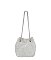 Rhinestone Mesh Bucket Shoulder Bag