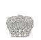 Rhinestone Crown Clutch Evening Bag