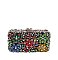 Rhinestone Crystal Flower Clutch Evening Bag