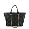 Quilted Tote Bag With Chain Strap