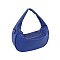 Embossed Woven Shoulder Bag Hobo