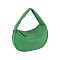 Embossed Woven Shoulder Bag Hobo