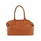 Embossed Woven Duffle Overnight Weekender Bag