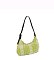 Fringe Flower Plaid Shoulder Bag