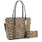 2-in-1 Vida Leopard Print Tote Set