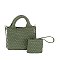 Fashion Woven 2-in-1 Satchel