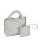 Fashion Woven 2-in-1 Satchel