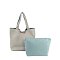 Fashion Woven Reversible 2-in-1 Shopper