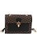 Monogram Push Lock Flap Crossbody Bag